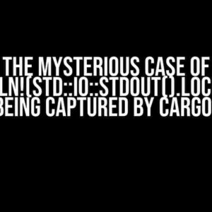 The Mysterious Case of `writeln!(std::io::stdout().lock(), “”)` not being Captured by Cargo Test